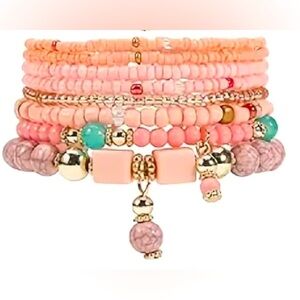 Elegant Beaded Bracelet Set